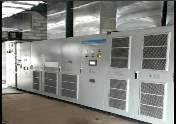 Application of INVT GD5000 series 2 no's VFD for compressor Application,  Electro steel and castings (Andhra Pradesh),India.